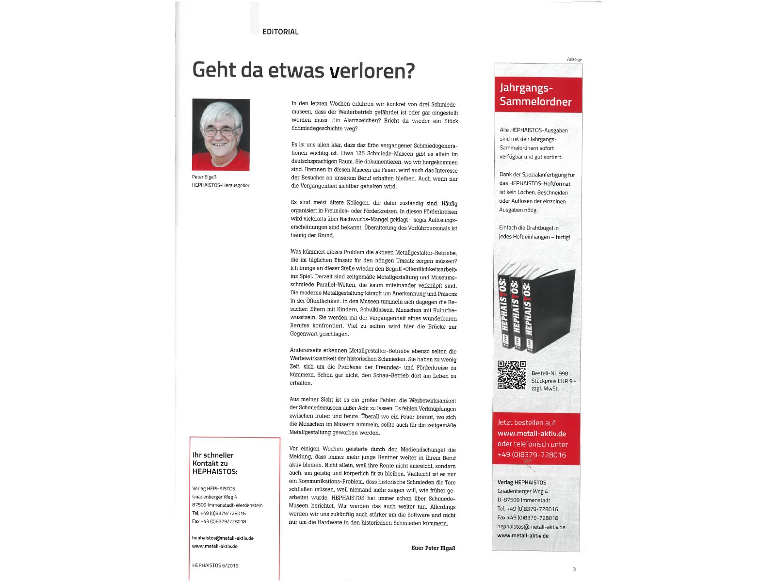 Zeitschrift HEPHAISTOS 2019, 06-3