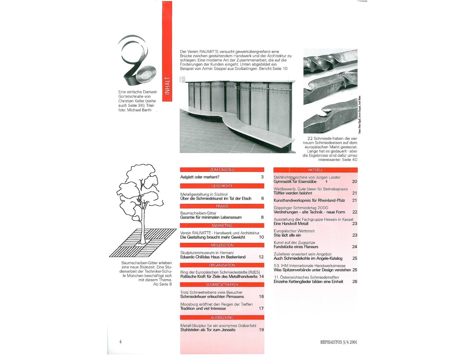Zeitschrift HEPHAISTOS 2001, 3/4-4