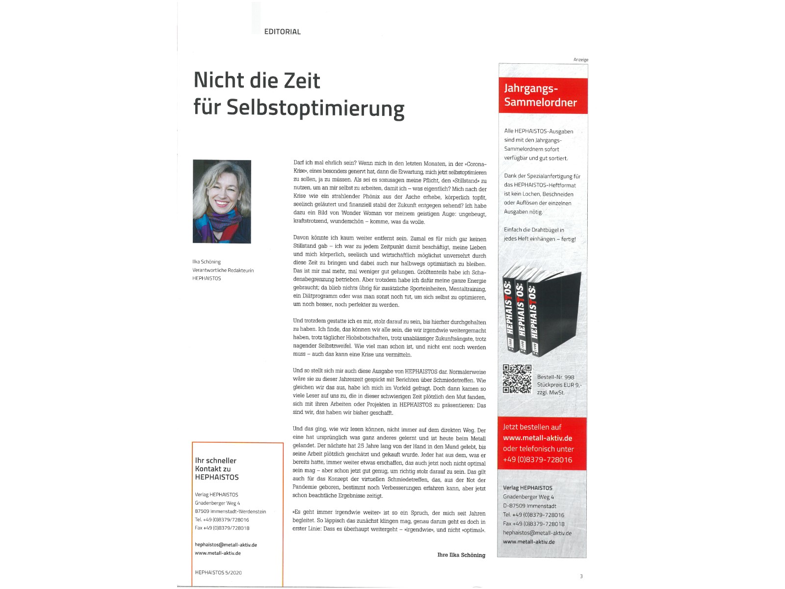 Zeitschrift HEPHAISTOS 2020, 05-3