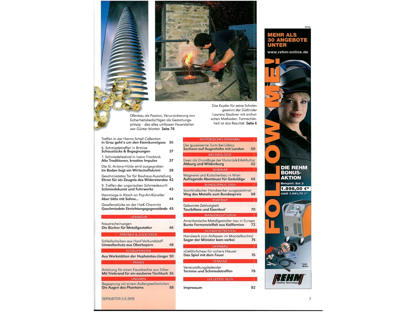 Zeitschrift HEPHAISTOS 2009, 5/6-5
