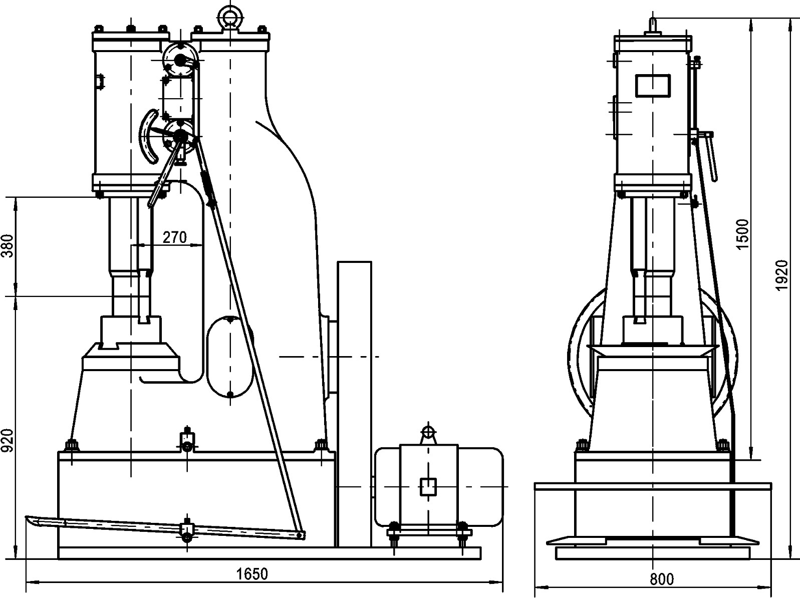 AN-40 L Luftschmiedehammer