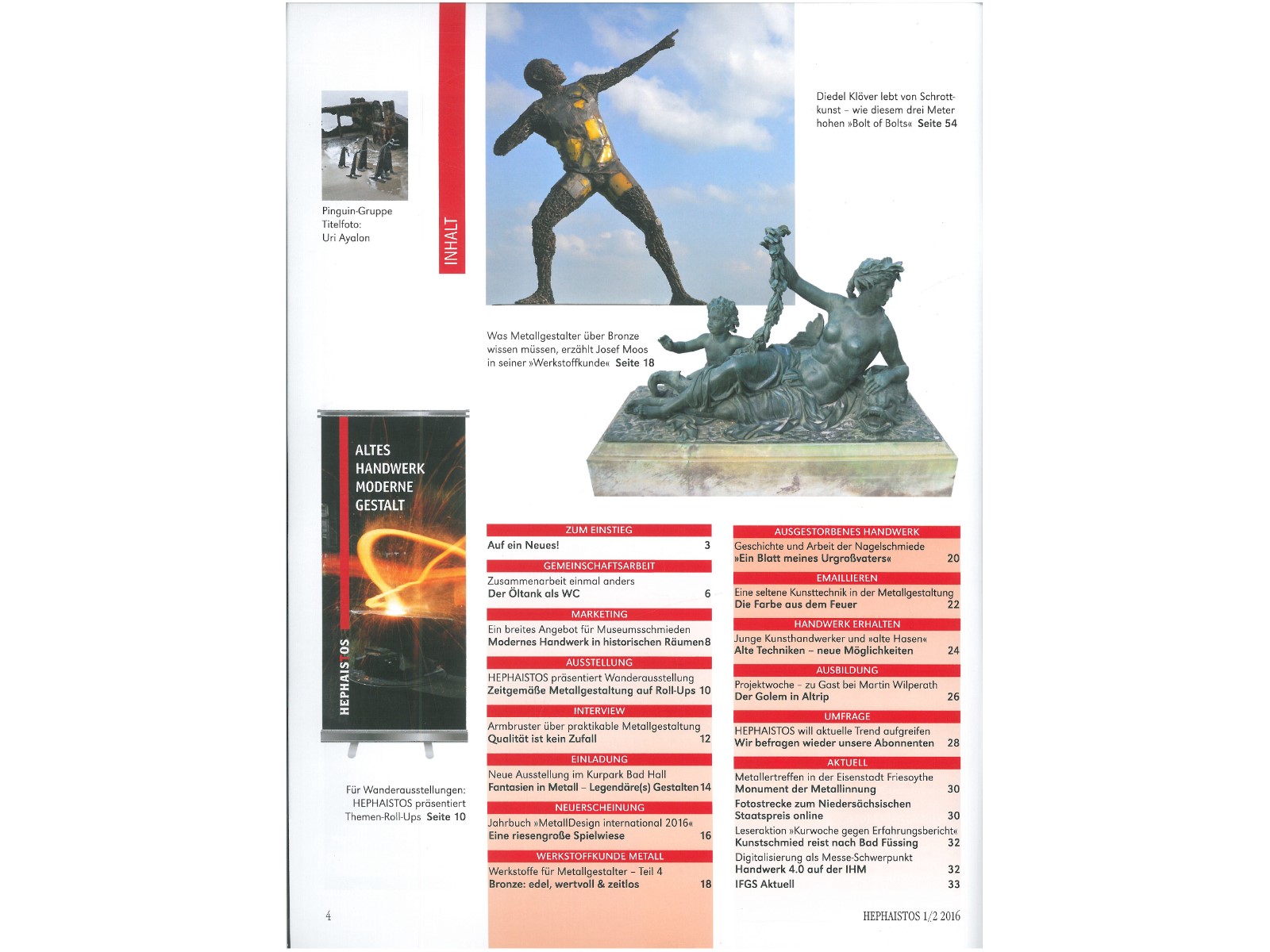 Zeitschrift HEPHAISTOS 2016, 1/2-4