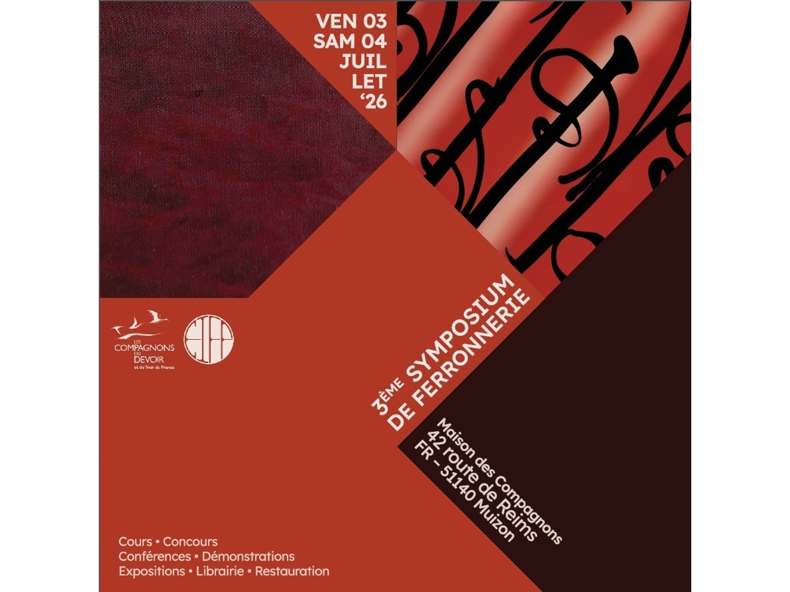 (BLOB)3ème Symposium de l'Ecole Internationale de Ferronnerie (F) - 16/17 Mai 2026-1