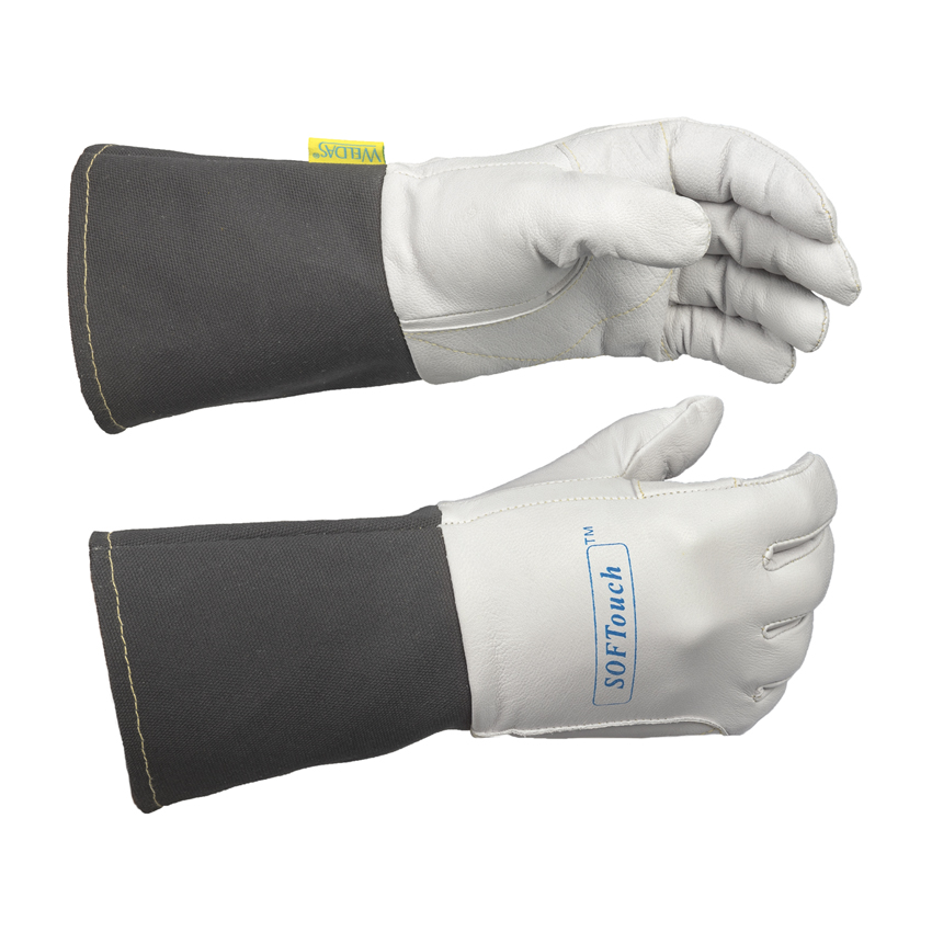 Grain goatskin welding glove L