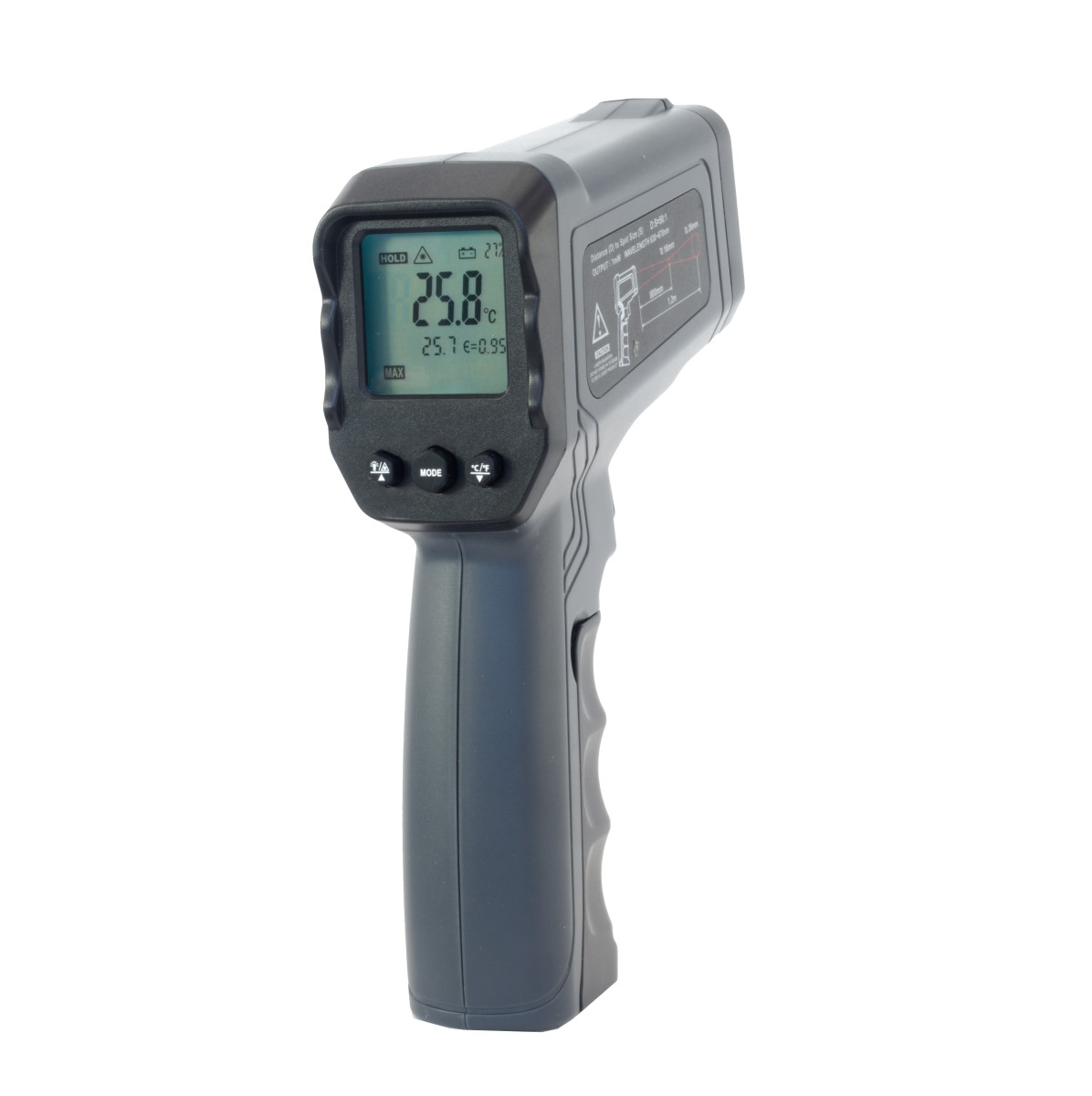 Infrared thermometer 1600°C (2912°F)