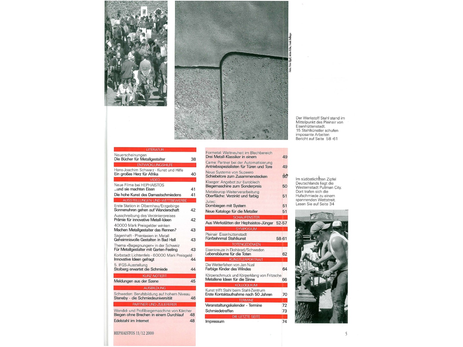 Zeitschrift HEPHAISTOS 2000, 11/12-5