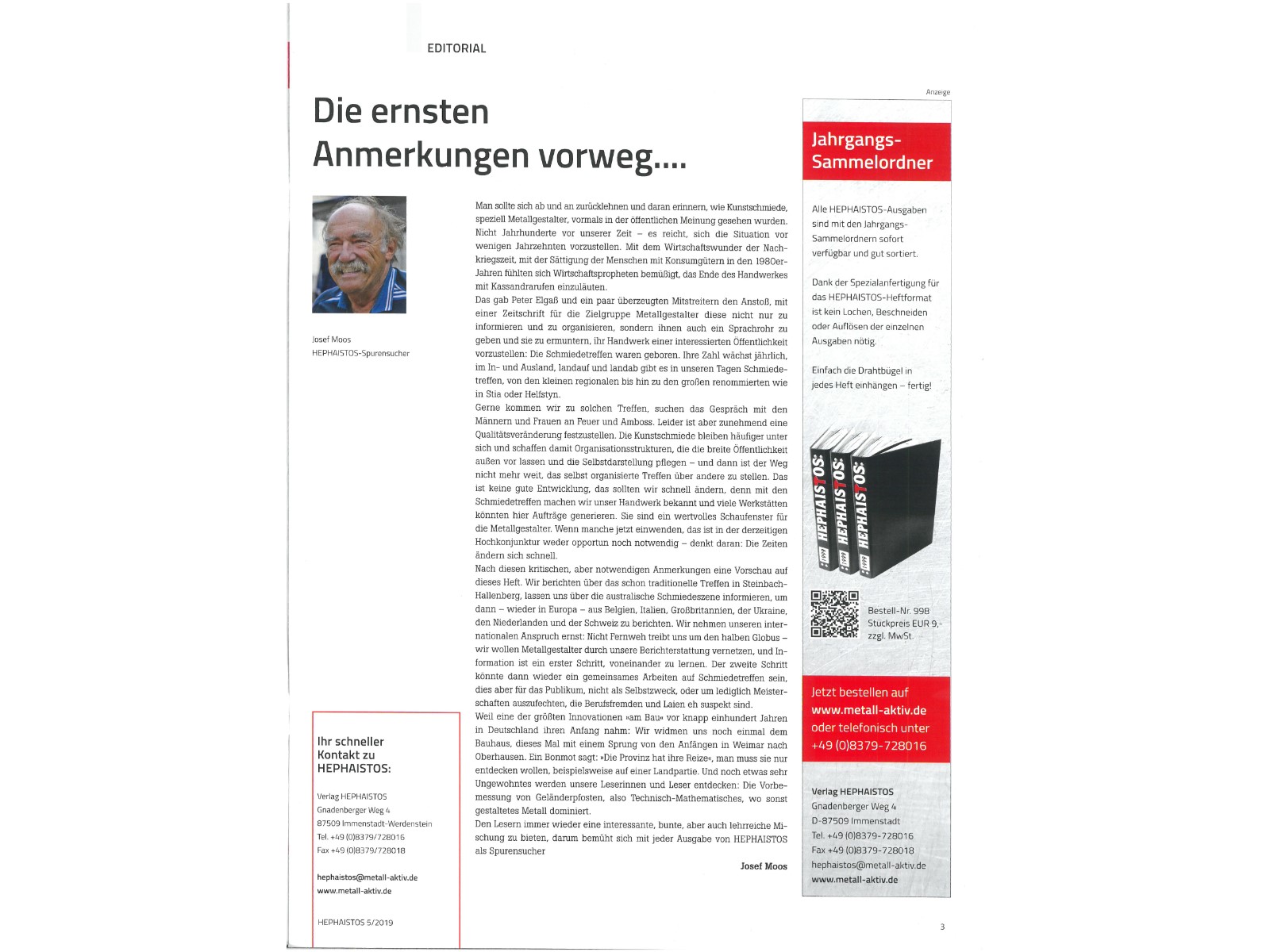 Zeitschrift HEPHAISTOS 2019, 05-3