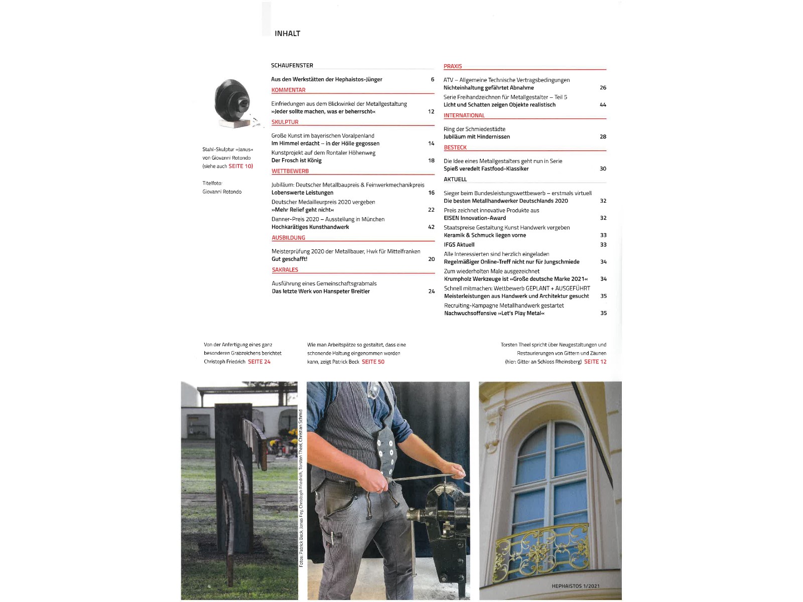 Zeitschrift HEPHAISTOS 2021, 01-4