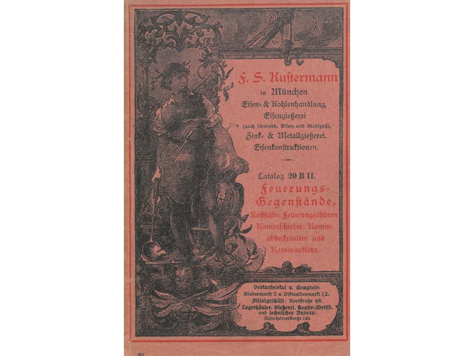 Feuerungsgegenstände - Katalog 20 B II. ca. 1908-1