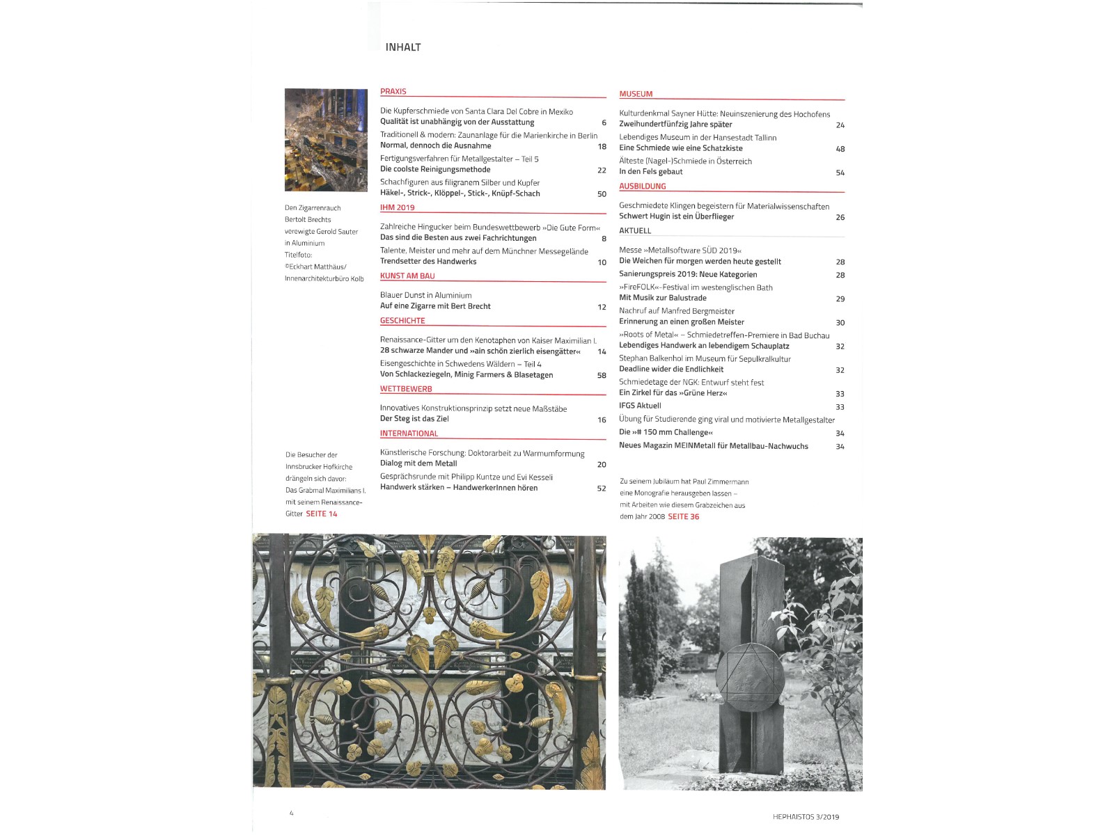 Zeitschrift HEPHAISTOS 2019, 03-4