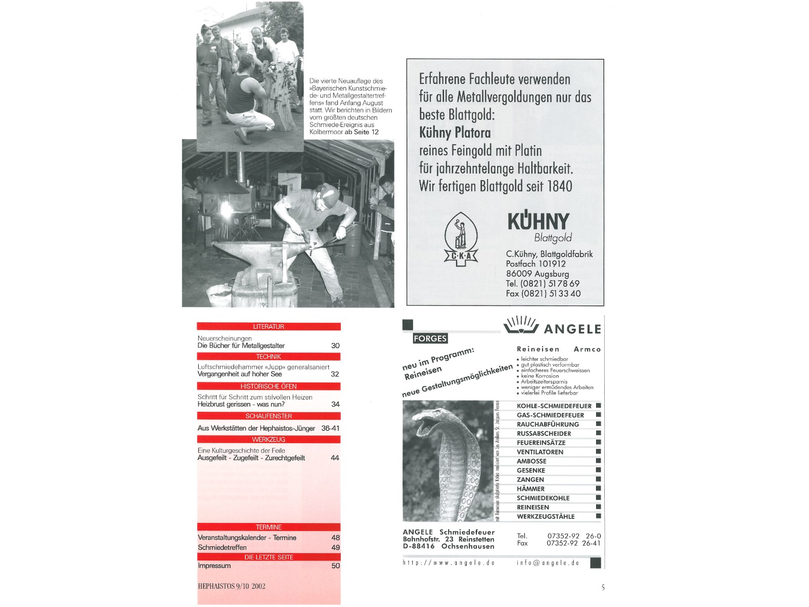 Zeitschrift HEPHAISTOS 2002, 9/10-5