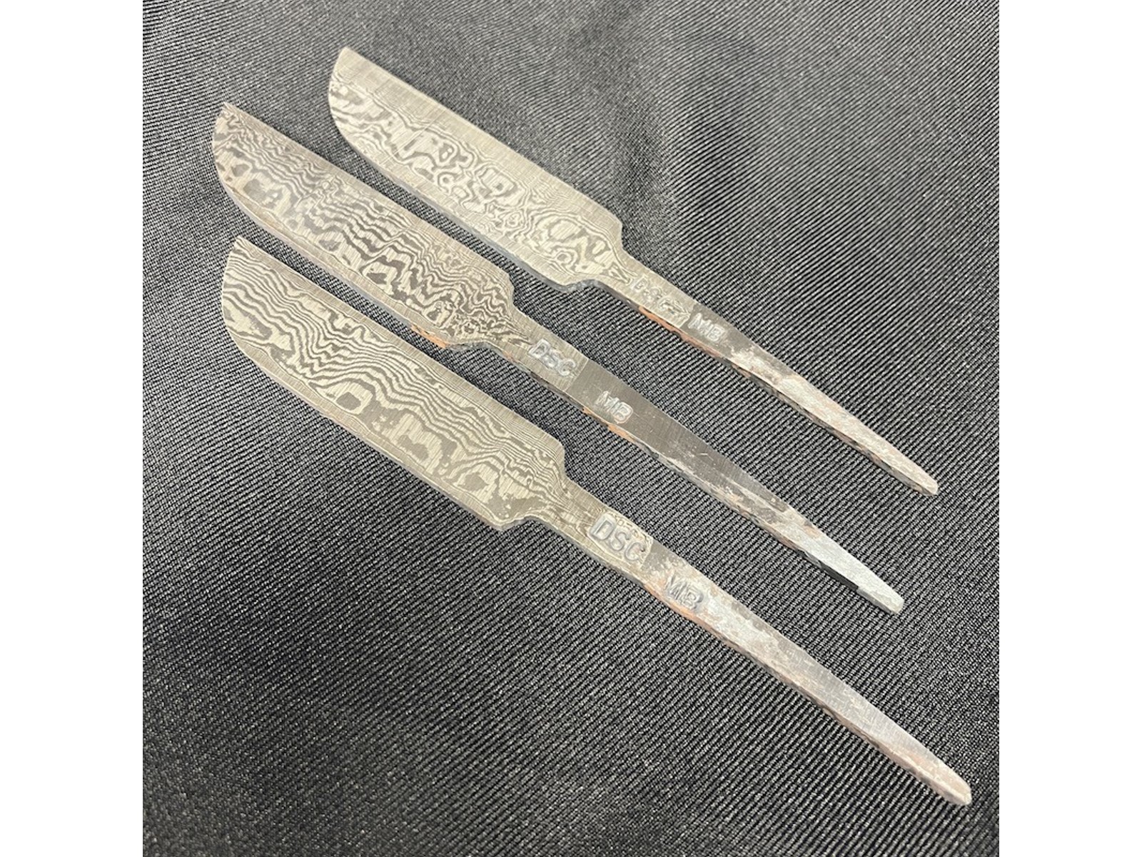 Klingenrohling 85 aus Damaststahl-3