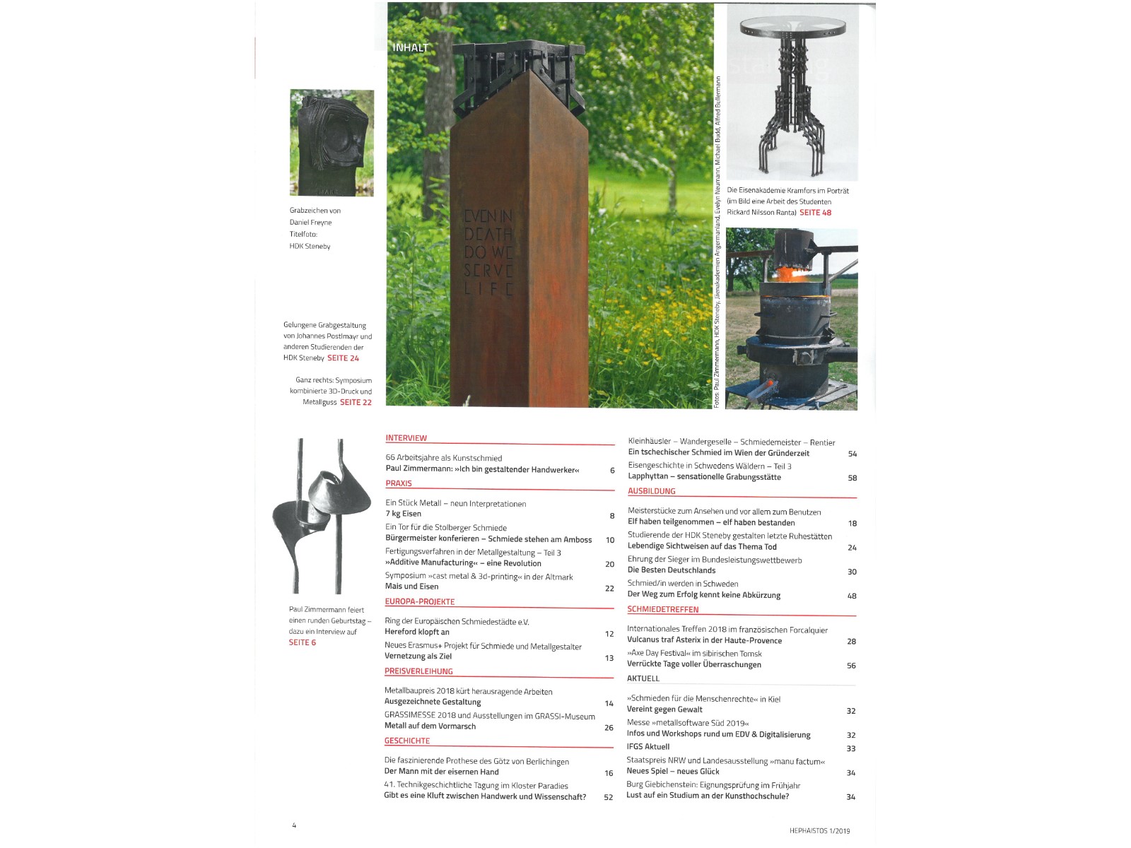Zeitschrift HEPHAISTOS 2019, 01-4