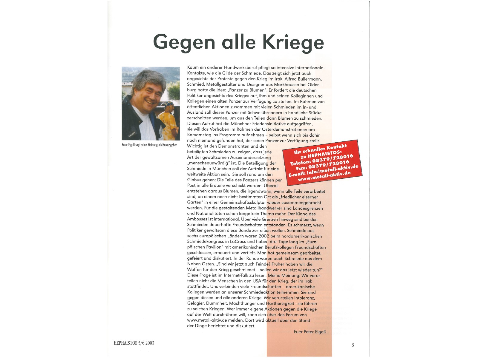 Zeitschrift HEPHAISTOS 2003, 5/6-3