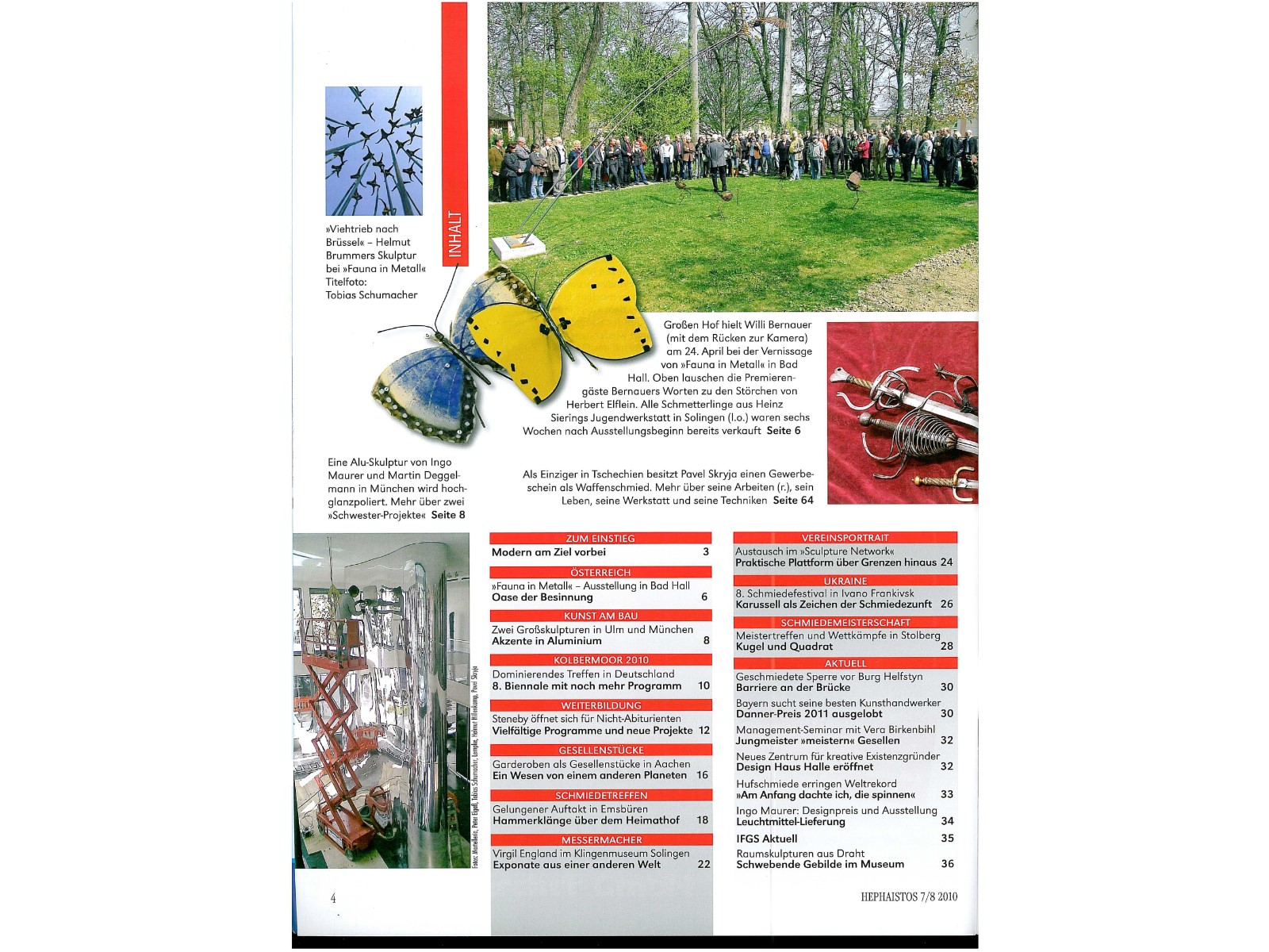 Zeitschrift HEPHAISTOS 2010, 7/8-4 Zeitschrift HEPHAISTOS 2010, 7/8-4