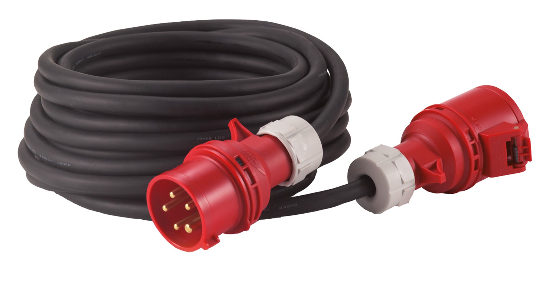 Verlängerungskabel CEE (Drehstrom, 400V/3-ph), 10 m-1 Verlängerungskabel CEE (Drehstrom, 400V/3-ph), 10 m-1