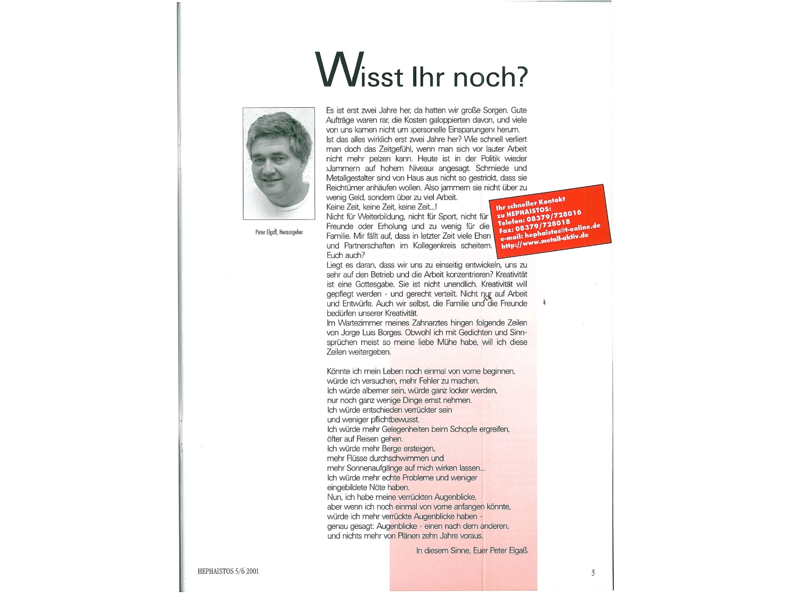 Zeitschrift HEPHAISTOS 2001, 5/6-3
