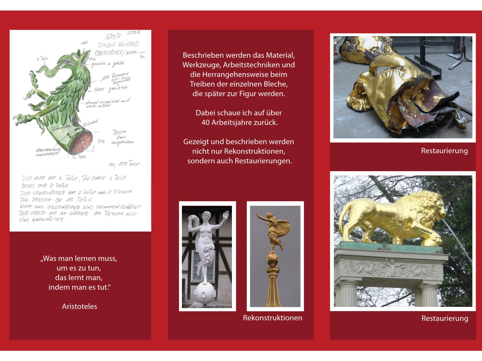 Vom Kupferblech über das Handwerk zur Kuppelfigur-3 Vom Kupferblech über das Handwerk zur Kuppelfigur-3