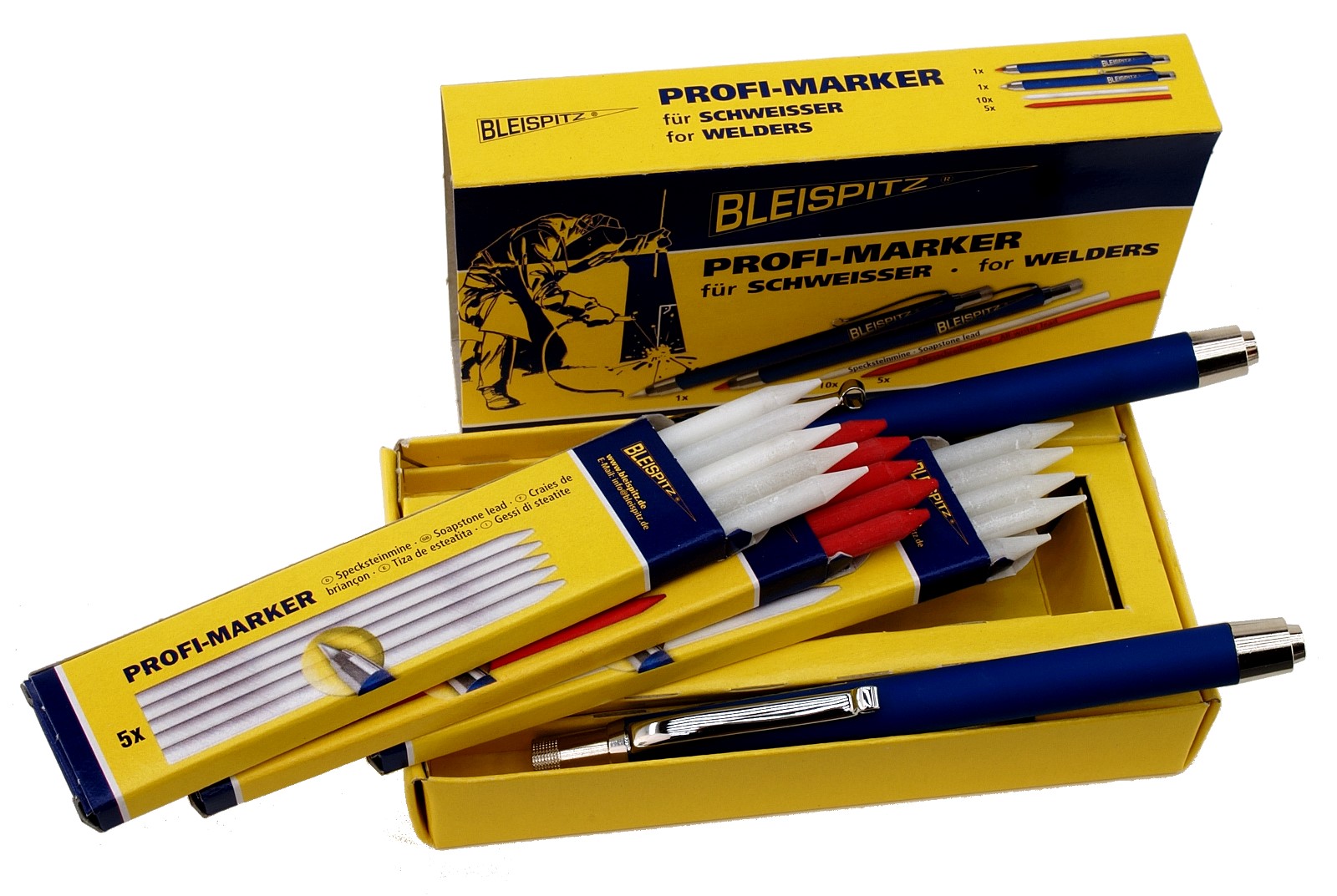 Rief & Co. Profi-Marker-Set – Markierungsstift Für Metall, Schweißerbedarf