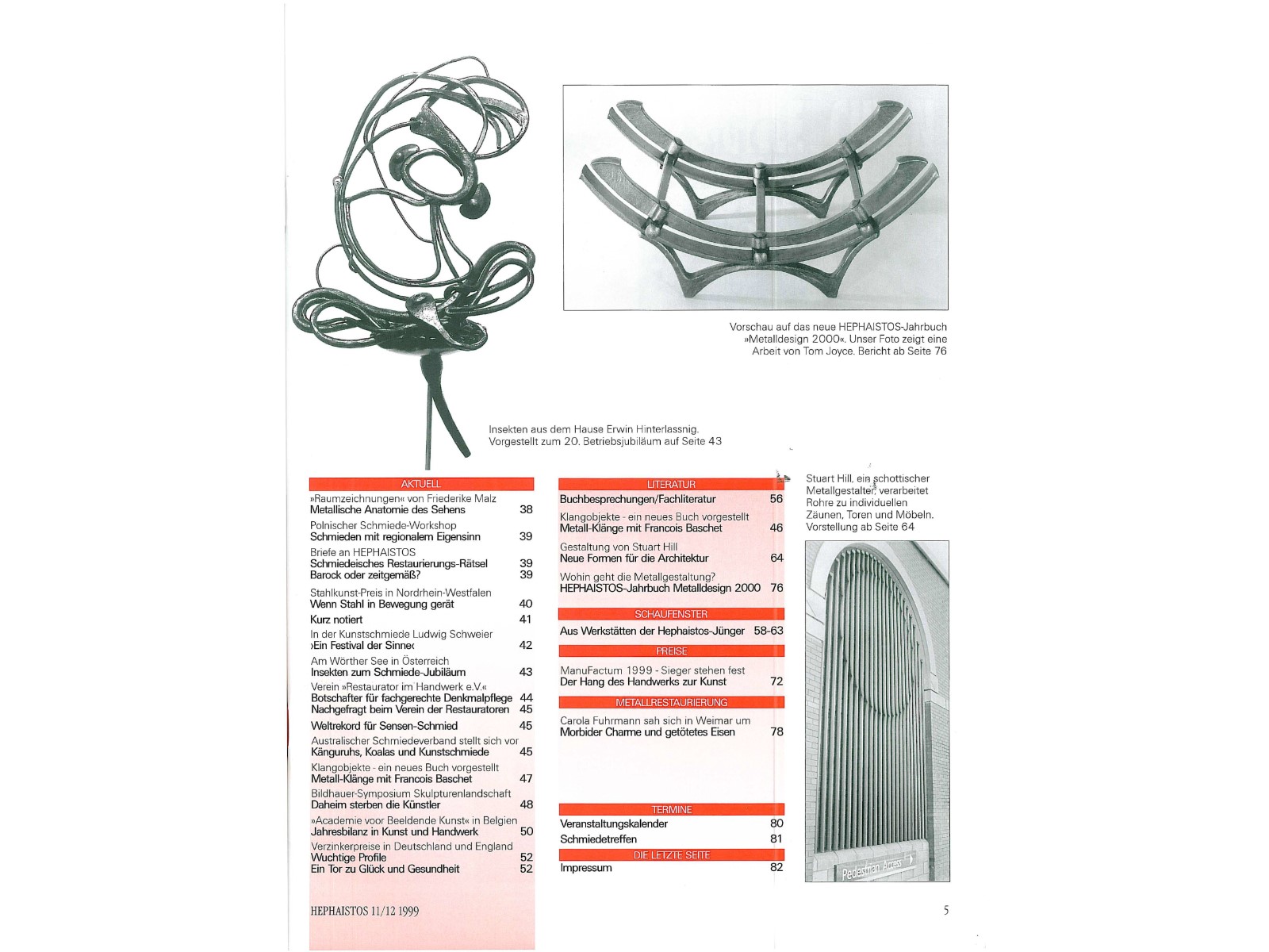 Zeitschrift HEPHAISTOS 1999, 11/12-5