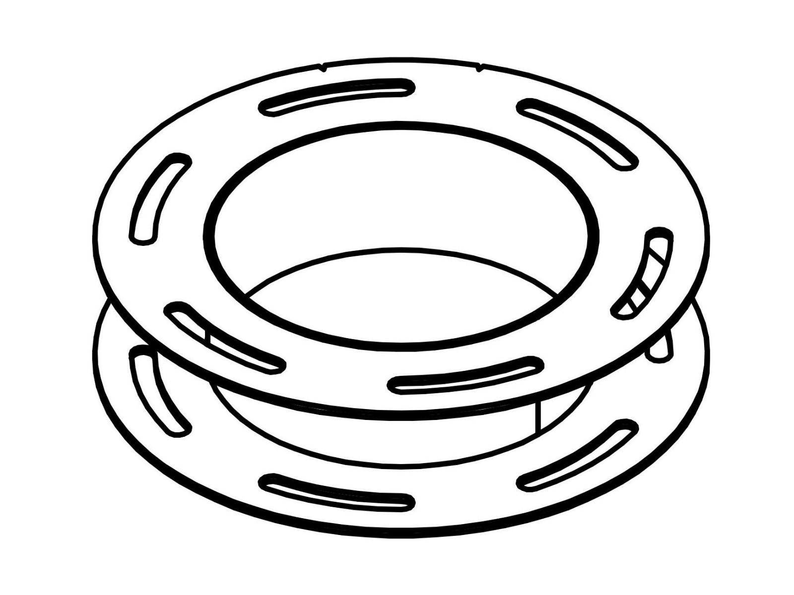 (BLOB)Entretoise ø 250 mm pour G-15-1