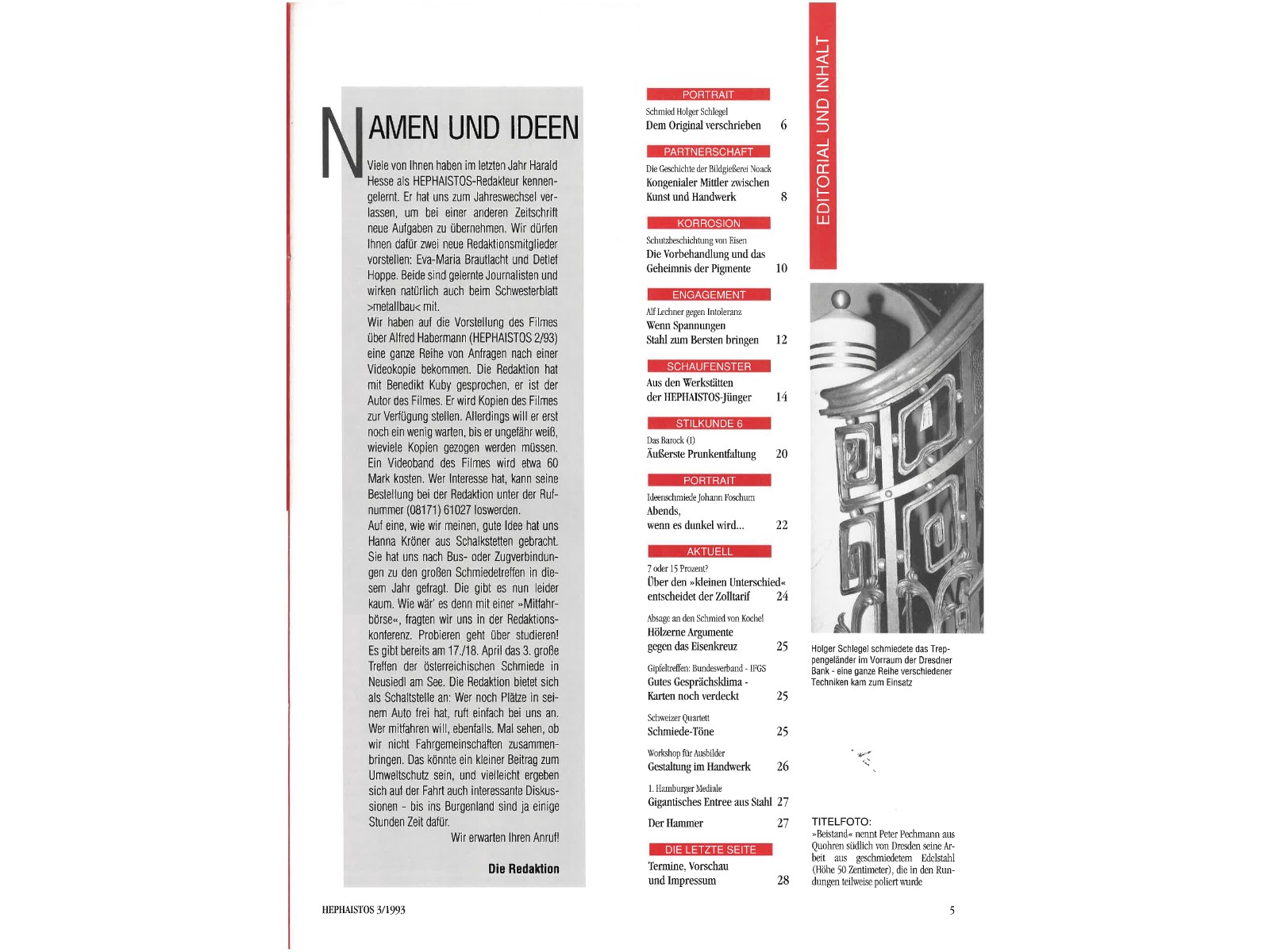 Zeitschrift HEPHAISTOS 1993, 03-5