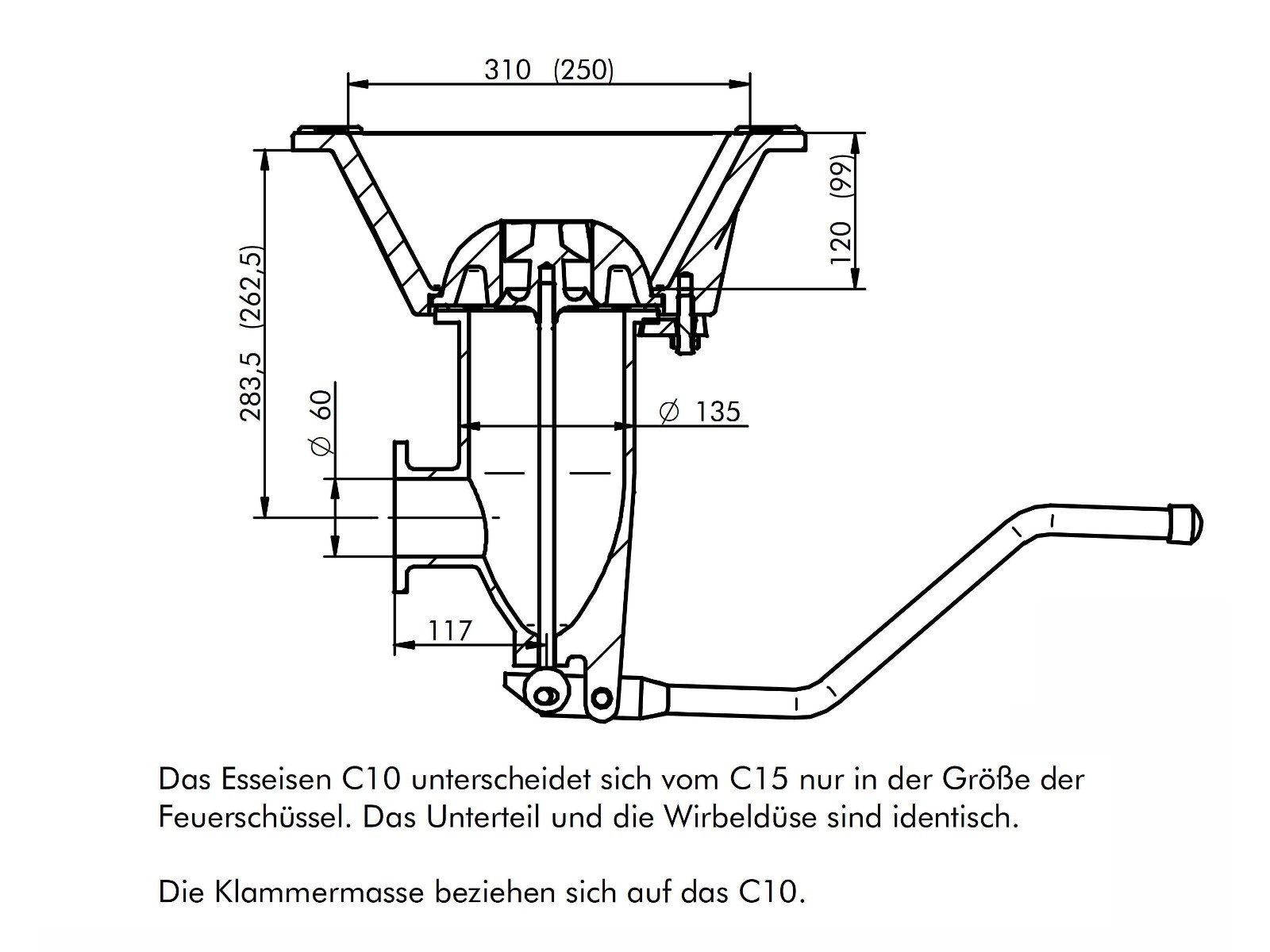 Schmiedeherd Typ S 1000-C