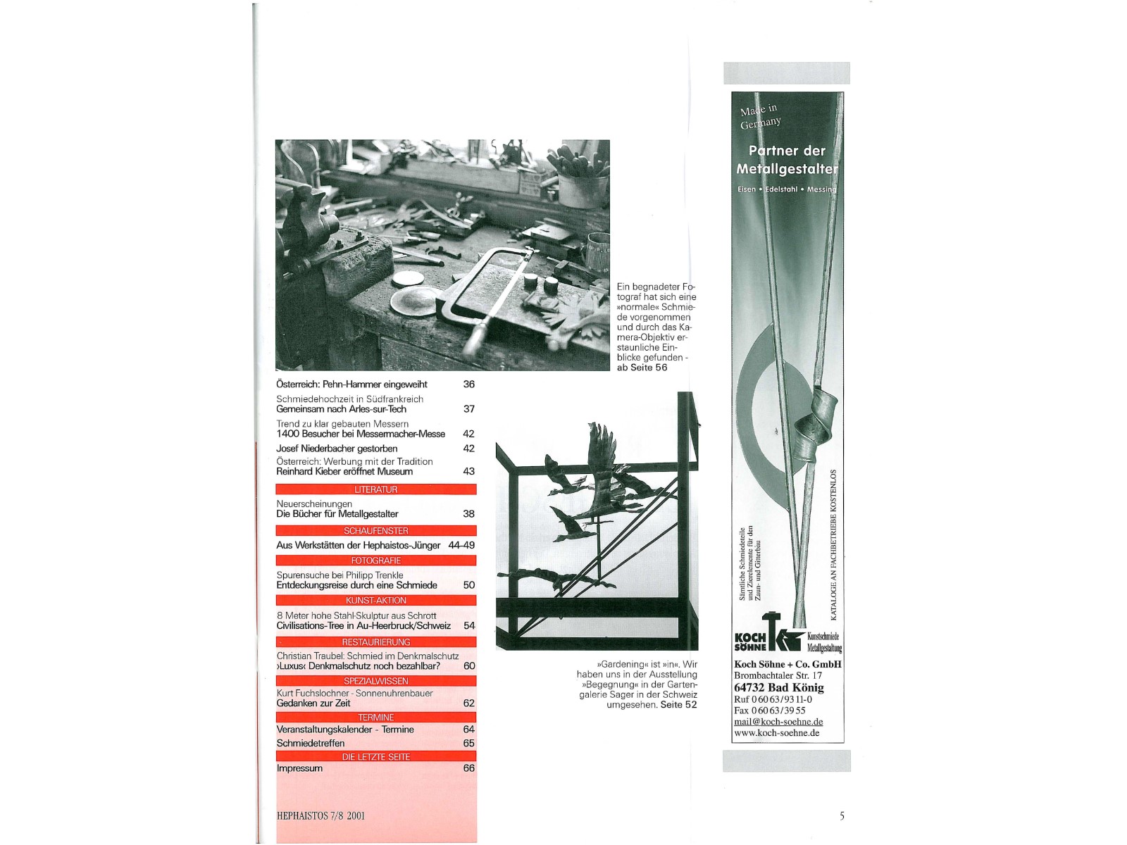 Zeitschrift HEPHAISTOS 2001, 7/8-5