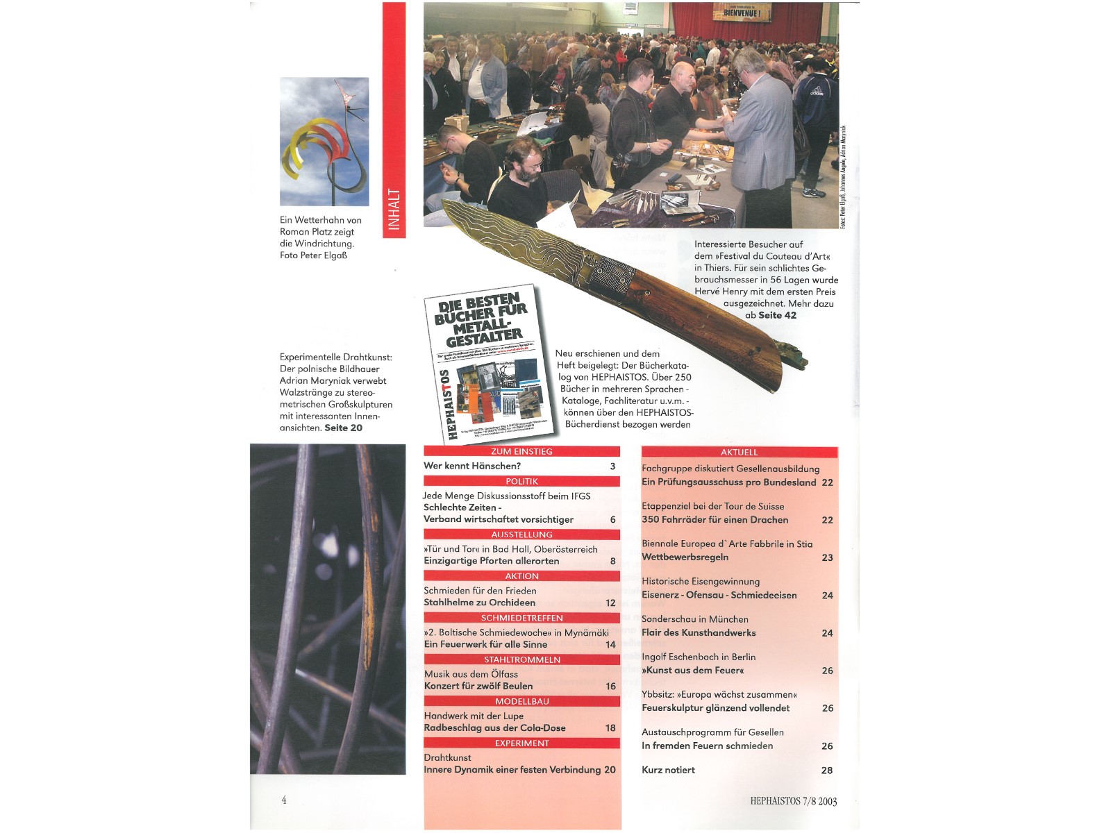 Zeitschrift HEPHAISTOS 2003, 7/8-4