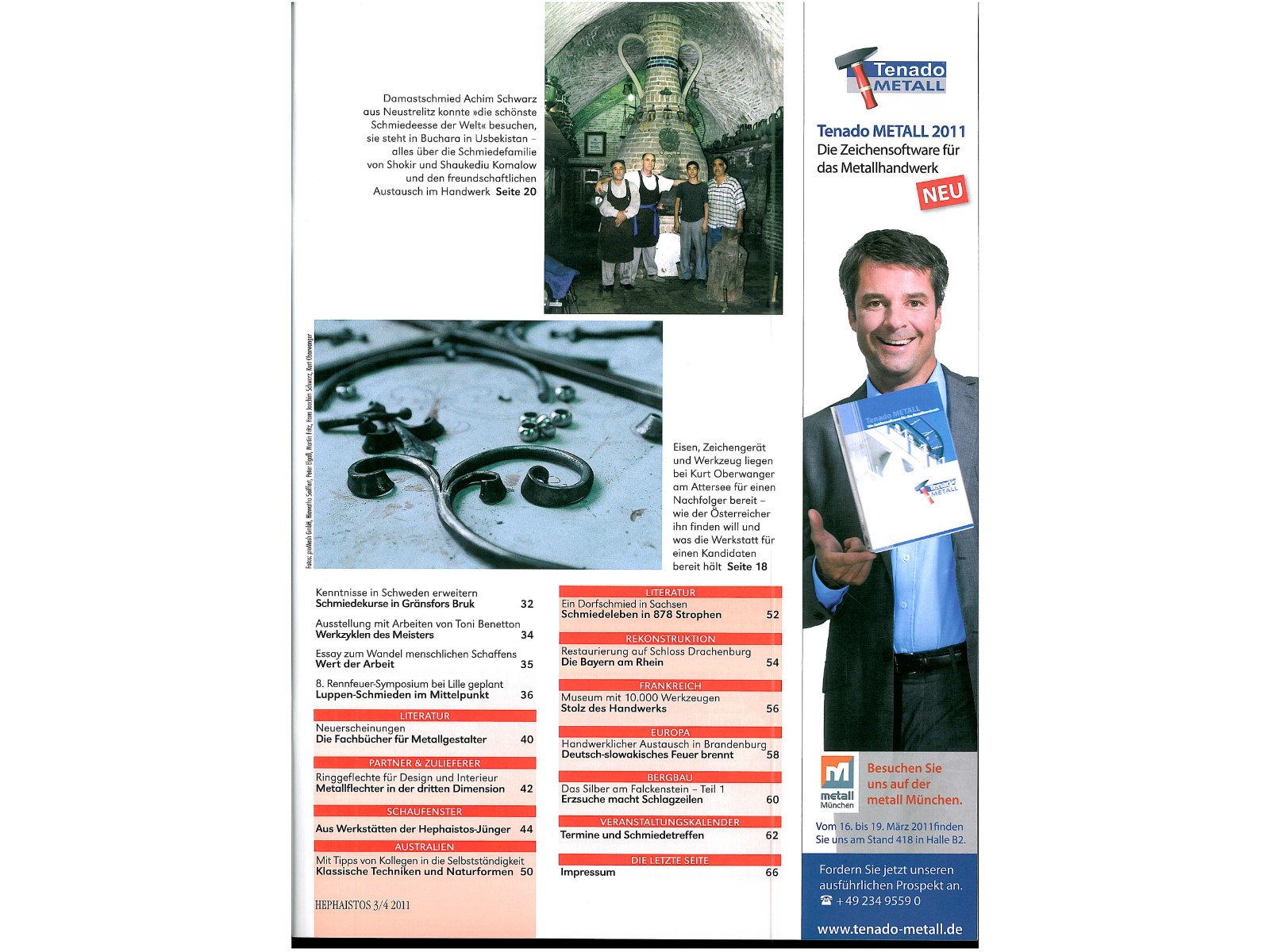 Zeitschrift HEPHAISTOS 2011, 3/4-5