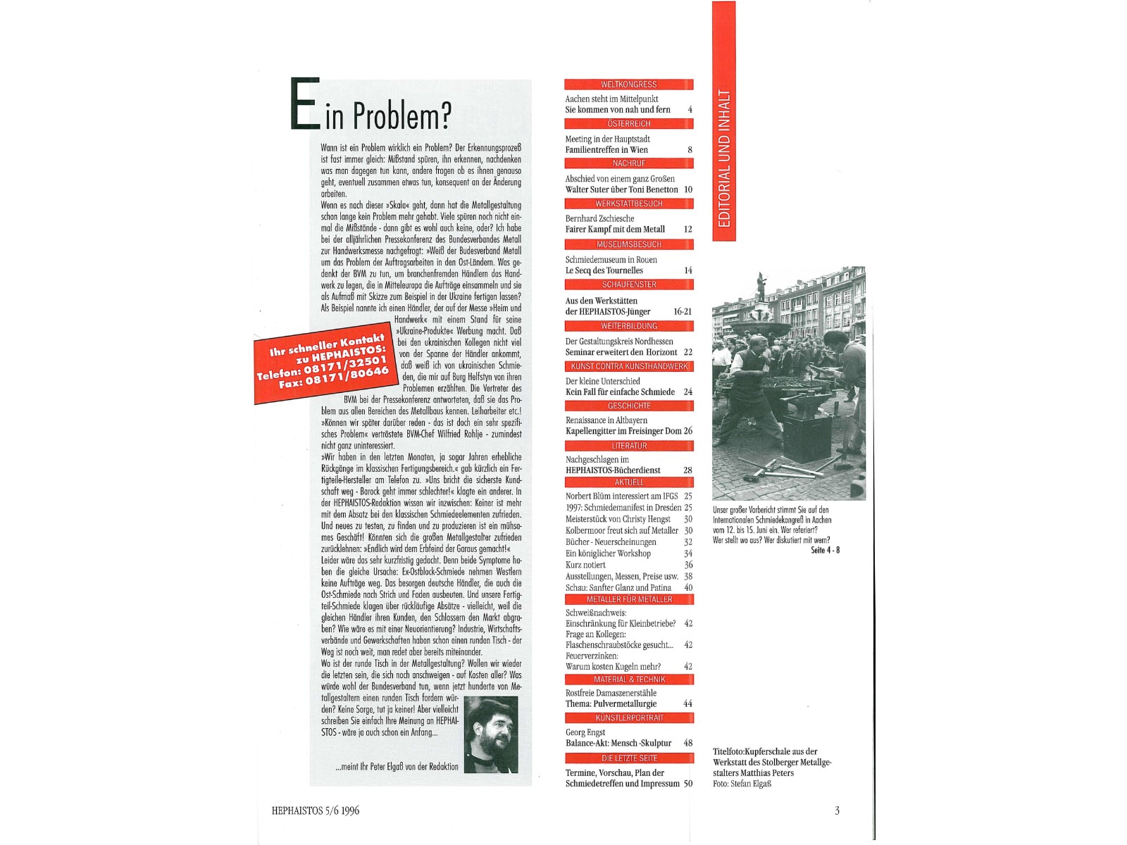 Zeitschrift HEPHAISTOS 1996, 5/6-3