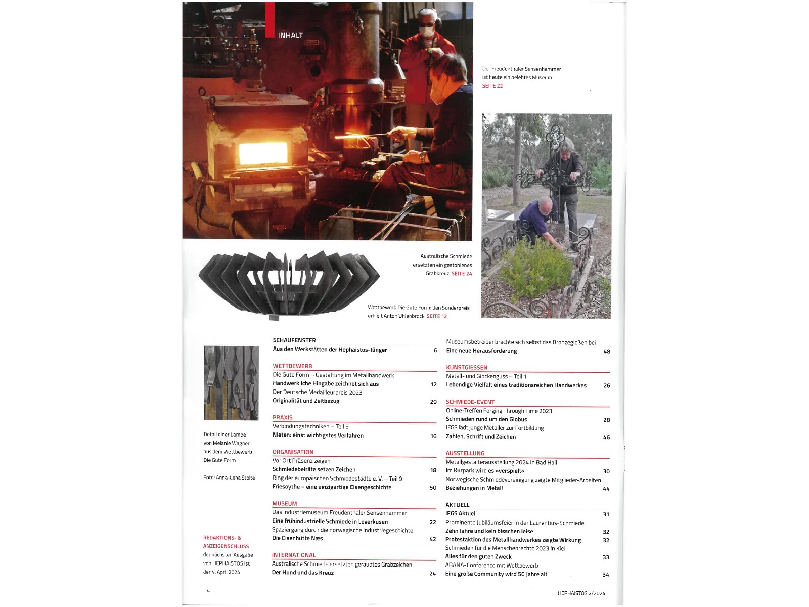 Zeitschrift HEPHAISTOS 2024, 02-4