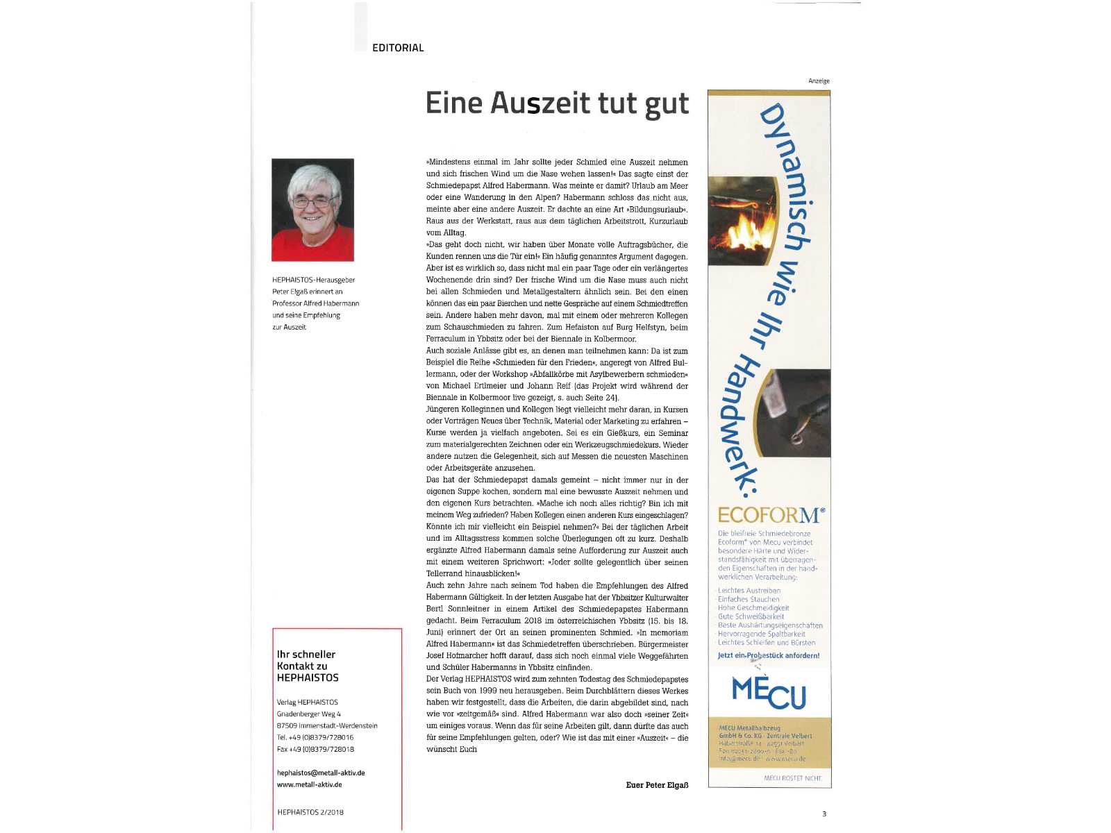 Zeitschrift HEPHAISTOS 2018, 02-3