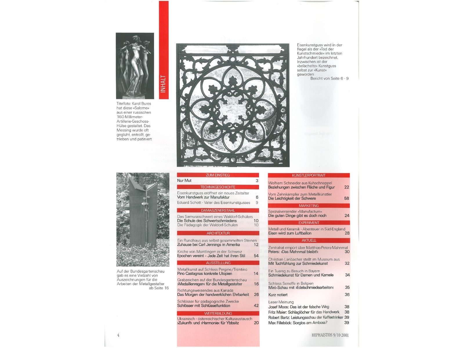 Zeitschrift HEPHAISTOS 2001, 9/10-4