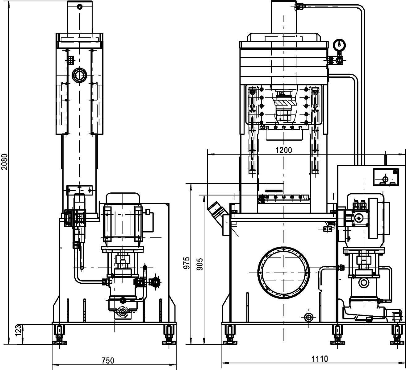 Hydraulic forging press AN-Y04-25t