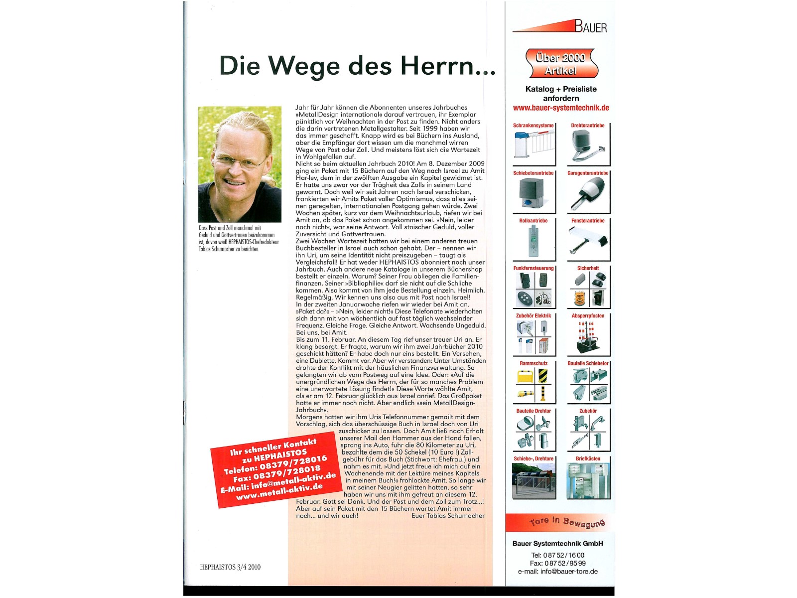Zeitschrift HEPHAISTOS 2010, 3/4-3