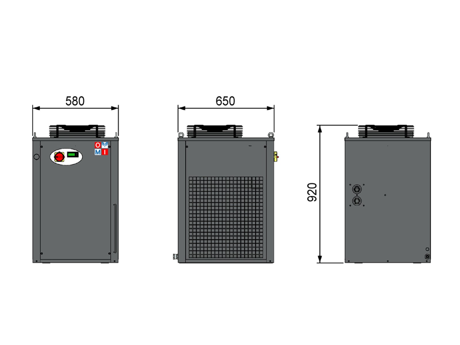 Kühlung für Induktionsgerät CHW56