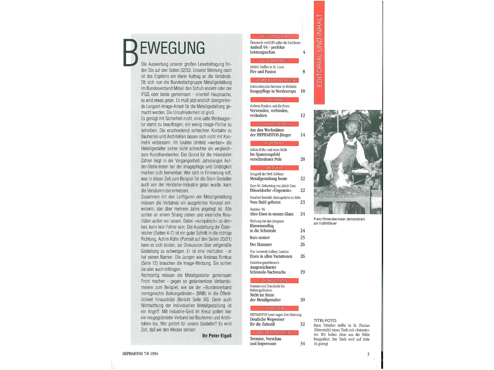 Zeitschrift HEPHAISTOS 1994, 7/8-3
