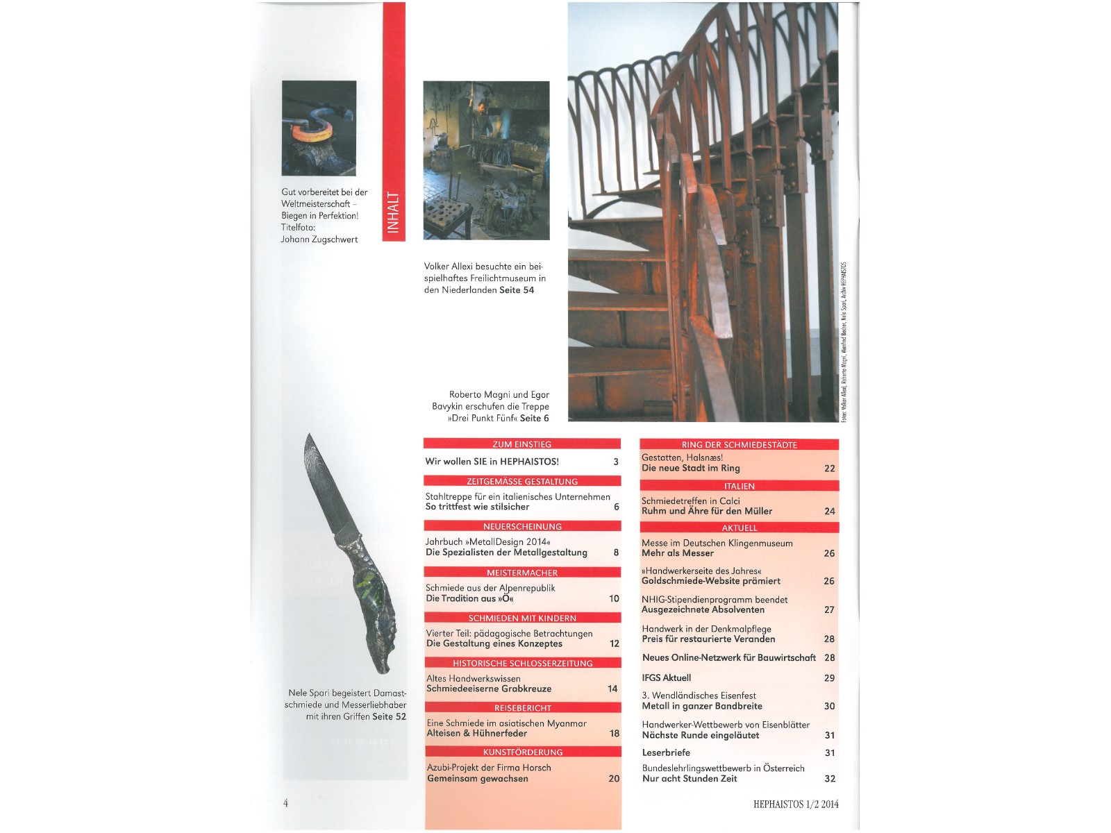 Zeitschrift HEPHAISTOS 2014, 1/2-4