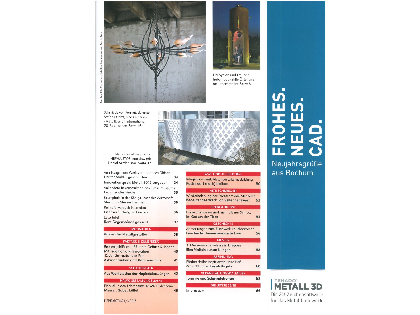 Zeitschrift HEPHAISTOS 2016, 1/2-5