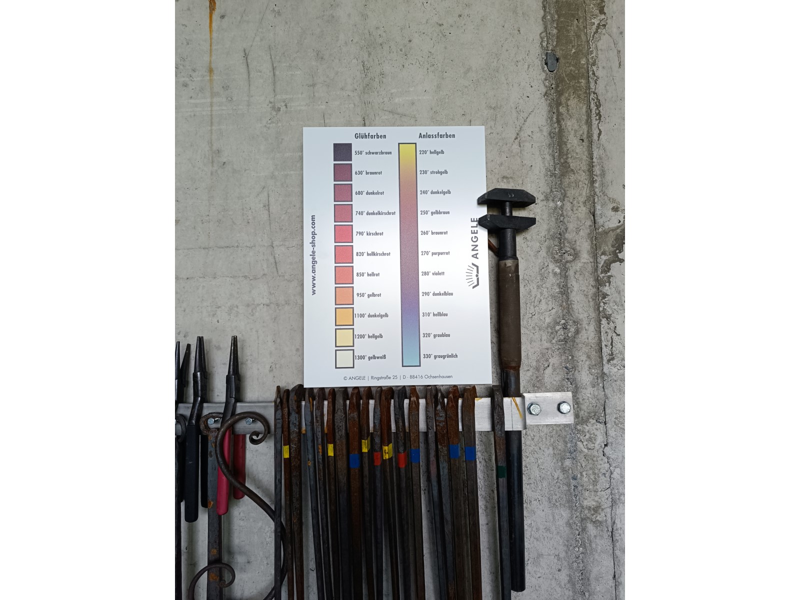 Anlass- und Glühfarben A5-3 Anlass- und Glühfarben A5-3