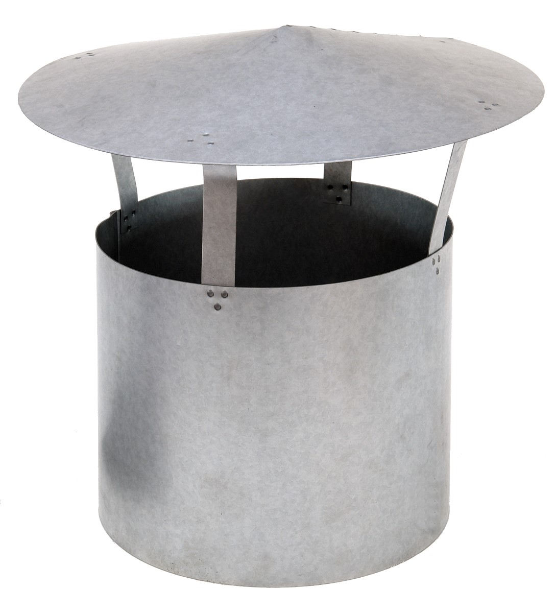 Regenhaube Edelstahl Ø300 mm-1