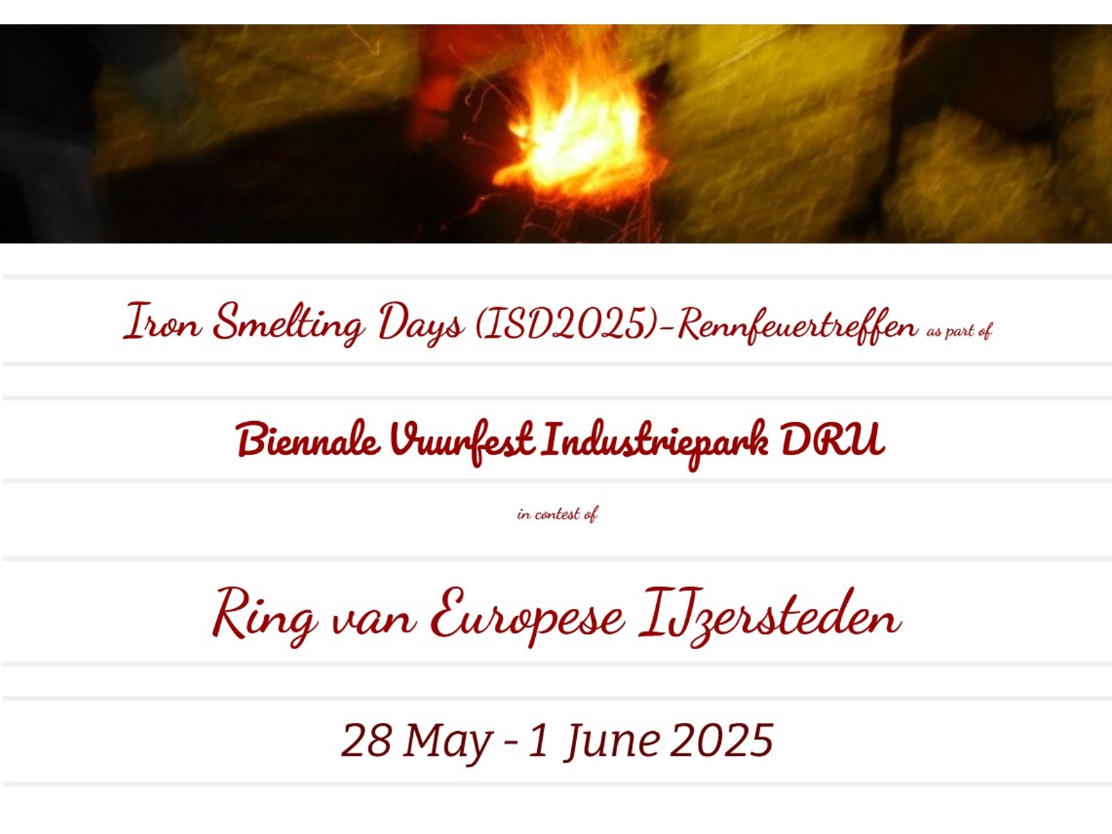 (BLOB)Journées de la fonderie de fer Ulft (NL) - 28 mai/01 juin 2025-1