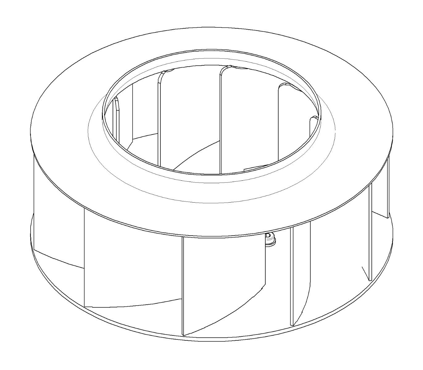 (BLOB)roue pour ventilateur G15.4-2