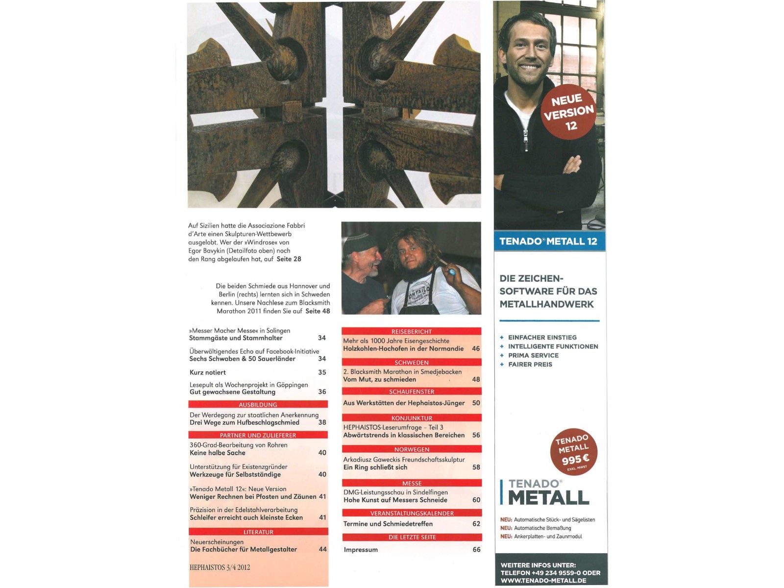 Zeitschrift HEPHAISTOS 2012, 3/4-5