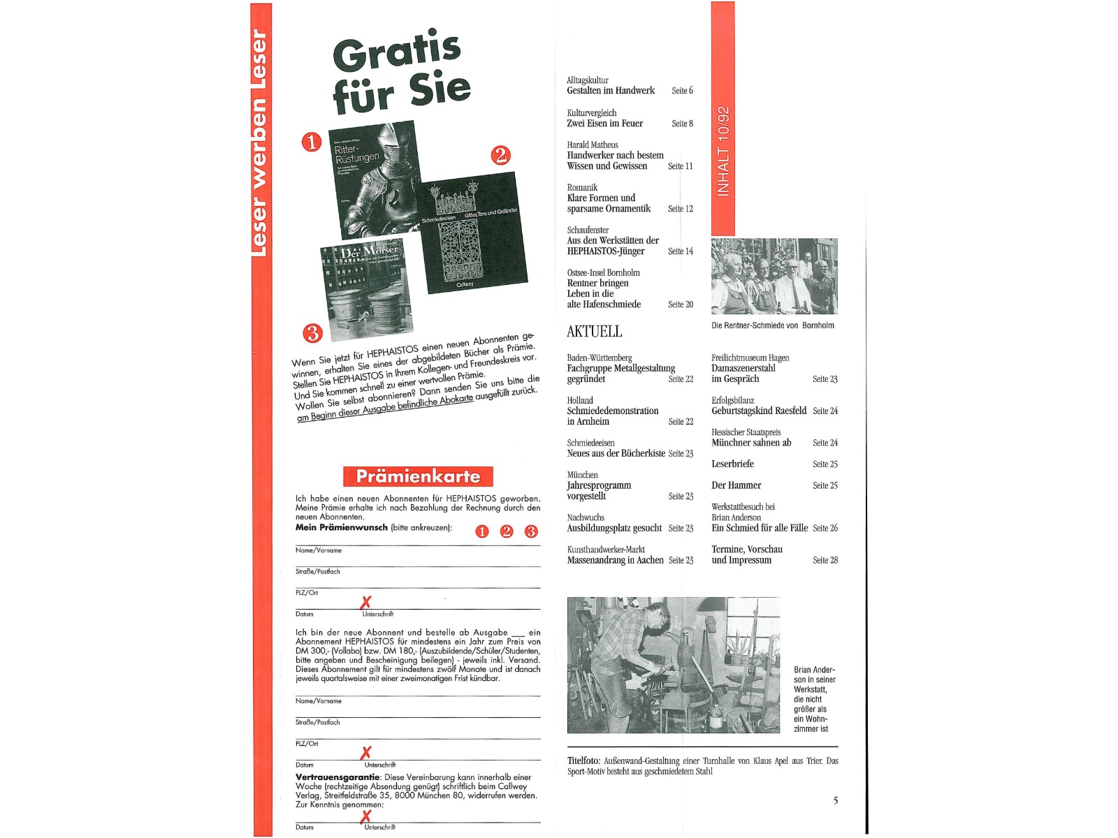 Zeitschrift HEPHAISTOS 1992, 10-3