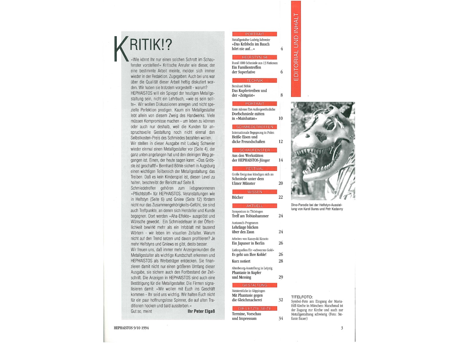 Zeitschrift HEPHAISTOS 1994, 9/10-3