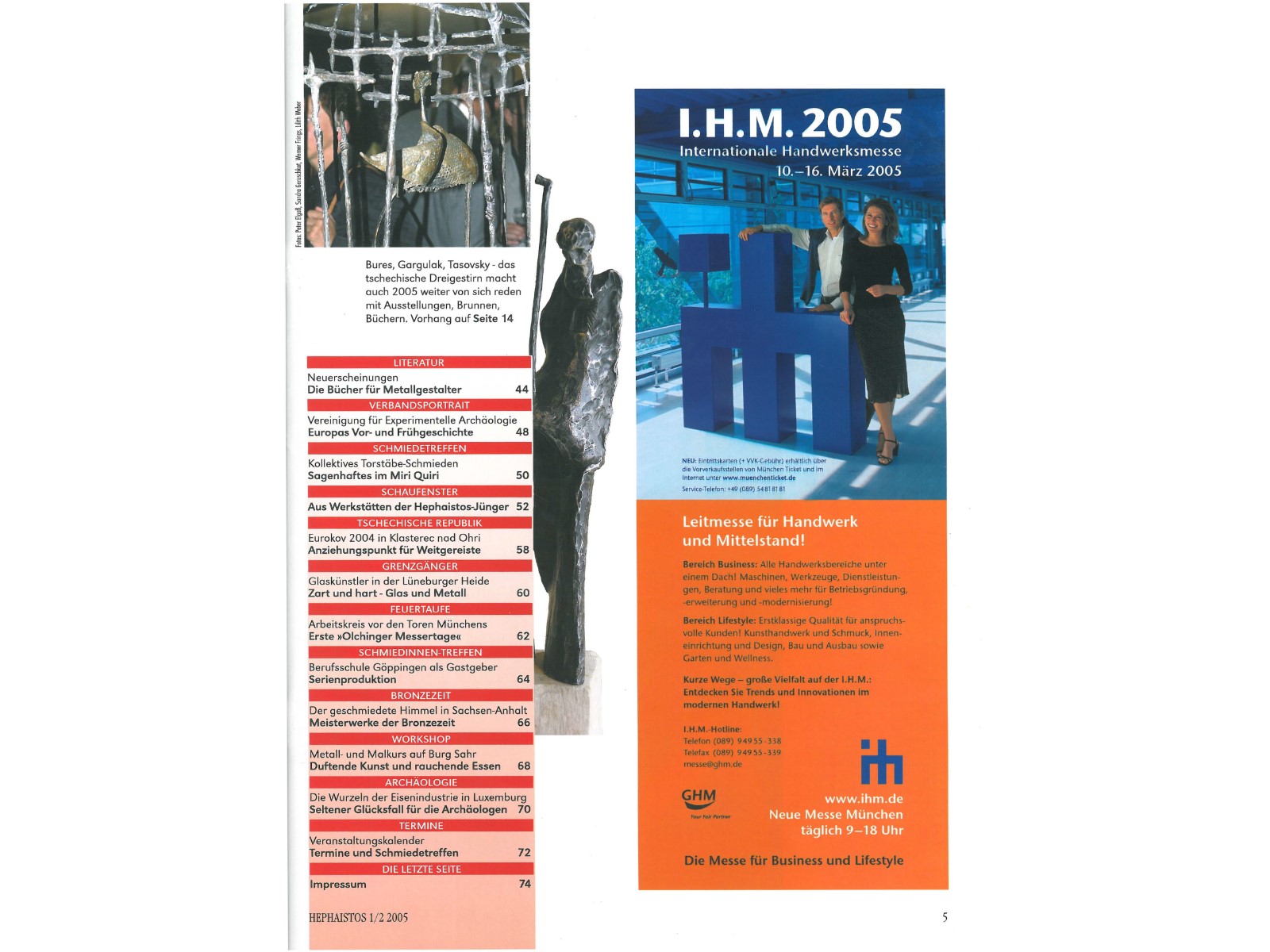 Zeitschrift HEPHAISTOS 2005, 1/2-5