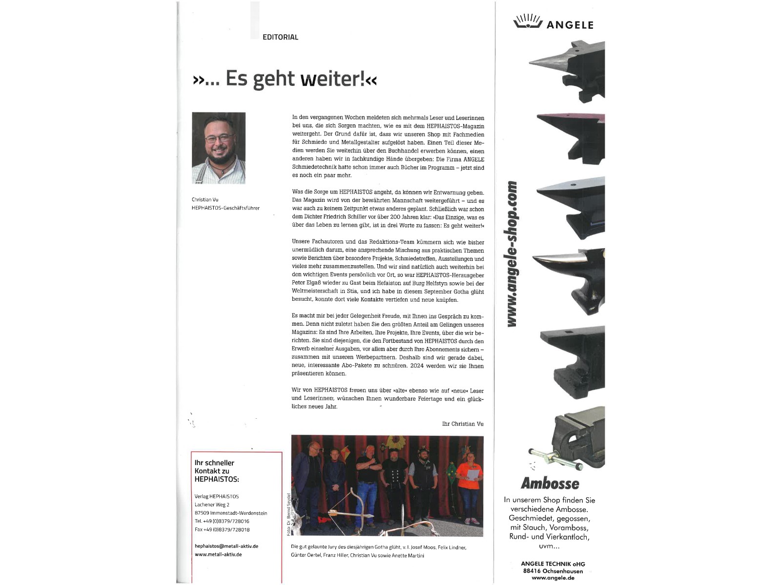 Zeitschrift HEPHAISTOS 2023, 06-3