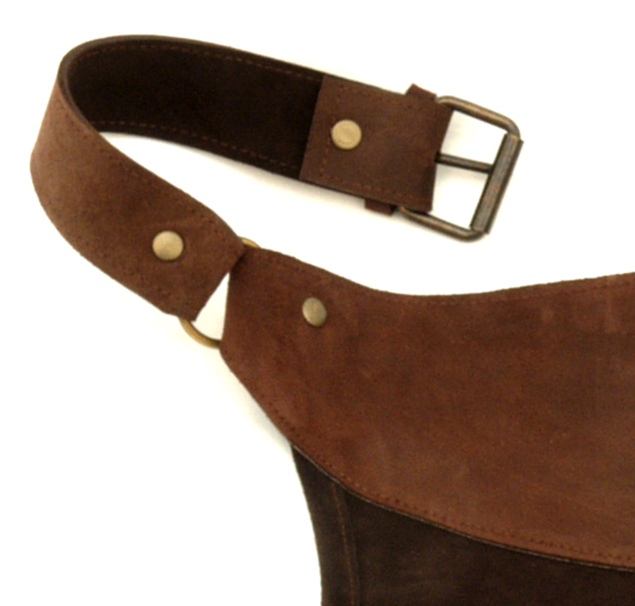 (BLOB)Angele blacksmith's apron CL half - brown-2 (BLOB)Angele blacksmith's apron CL half - brown-2